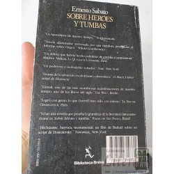 Sobre héroes y tumbas edición definitiva Ernesto Sabato Edición definitiva Seix Barral Biblioteca Breve 552 páginas