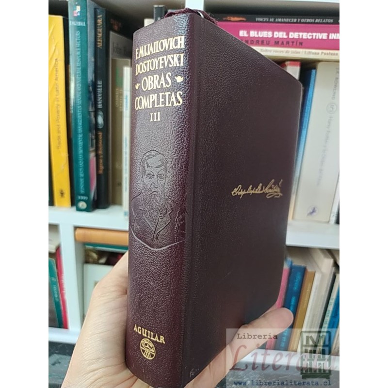 Obras completas III Dostoyevski Aguilar 1802 páginas papel biblia