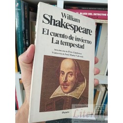 El cuento de Invierno La tempestad  William Shakespeare  Planeta intro Pere Gimferrer trad. José María Valverde