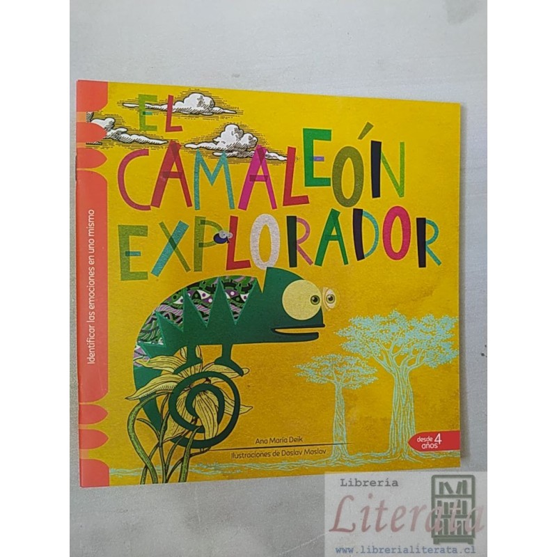 Camaleón explorador Identificar las emociones en uno mismo  Ana María Deik  Aguila Azul ilustrado colores