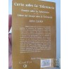 Carta sobre la tolerancia John Locke Pensadores universales Gradifco