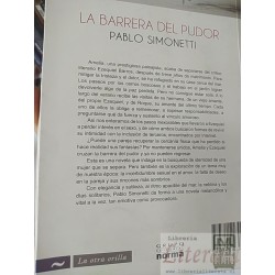 La barrera del pudor  Pablo Simonetti  La otra orilla 238 páginas