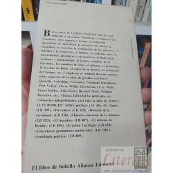 Otras inquisiciones  Jorge Luis Borges  Alianza Emece 194 páginas