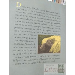 El día que Nietzsche lloró Irvin D Yalom Grandes Novelistas Emece formato grande  383 páginas