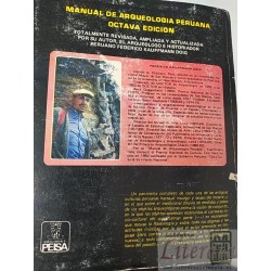 Manual de arqueología peruana Federico Kauffmann Doig PEISA ediciones formato grande 796 páginas