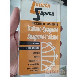 Diccionario de bolsillo italiano-español español-italiano Lexicón Sopena Sopena 25000 voces 45000 acepciones moderno con