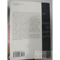 La sociedad del riesgo Hacia una nueva modernidad Ulrich Beck Paidós Básica formato grande 304 páginas