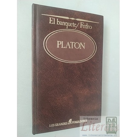 El banquete Fedro Platón Editorial Sarpe Los grandes pensadores tapas duras