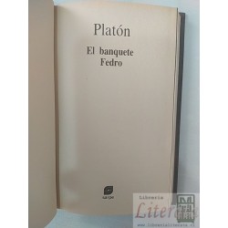 El banquete Fedro Platón Editorial Sarpe Los grandes pensadores tapas duras