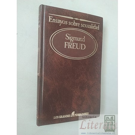Ensayos sobre sexualidad Sigmund Freud Editorial Sarpe Los grandes pensadores tapas duras