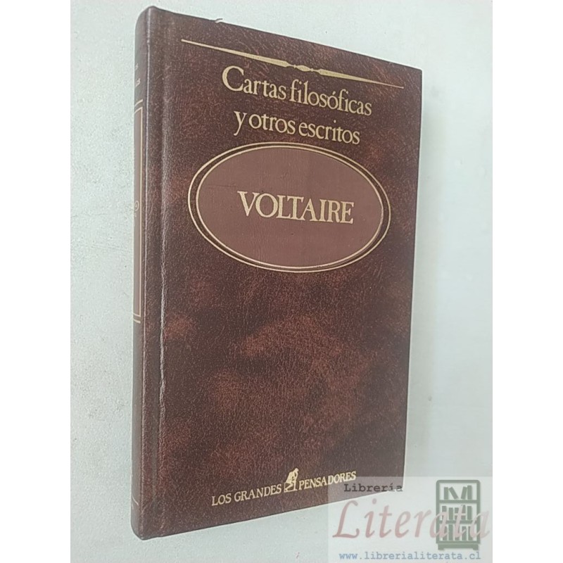 Cartas filosóficas y otros escritos Voltaire Editorial Sarpe Los grandes pensadores tapas duras
