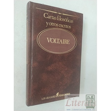 Cartas filosóficas y otros escritos Voltaire Editorial Sarpe Los grandes pensadores tapas duras