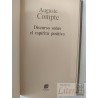 Discurso sobre el espíritu positivo Auguste Compte Editorial Sarpe Los grandes pensadores tapas duras