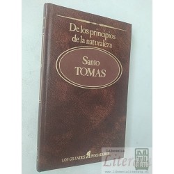 De los principios de la naturaleza Santo Tomás de Aquino...
