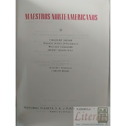 Maestros norteamericanos III Theodore Dreiser, Francis Scott Fitzgerald, William Faulkner, Ernest Hemingway Editorial Pl