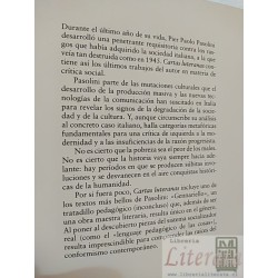 Cartas luteranas Pier Paolo Pasolini Editorial Trotta