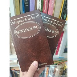 Del espíritu de las leyes 2 TOMOS Montesquieu Los grandes...
