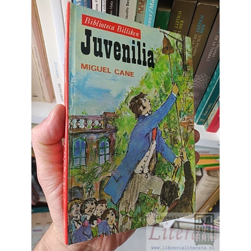 Juvenilia Miguel Cane Biblioteca Billiken tapas duras ilustraciones colores