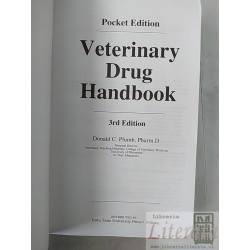 Veterinary drug handbook Donald C Plumb, PharmD Distributed by Iowa State University Press/Ames Pocket edition 3 edition