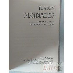 Alcibíades Platón Oscar Velasquez versión griego Pontificia Universidad Católica de Chile y Facultad de Filosofía y Letr