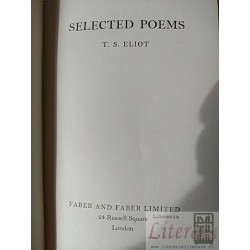 Selected Poems T S Eliot Faber and Faber Limited EN INGLES
