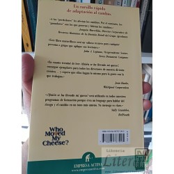¿Quién se ha llevado mi queso? Spencer Johnson Empresa Activa 40" edición SOLO ORIGINALES