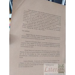 Raíces humanistas de la ciencia económica J Barceló, F Fernández, O Mertz, C Miranda Universidad de Chile Facultad de Ci