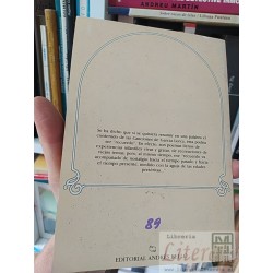 Canciones Selección Federico García Lorca Editorial Andrés Bello