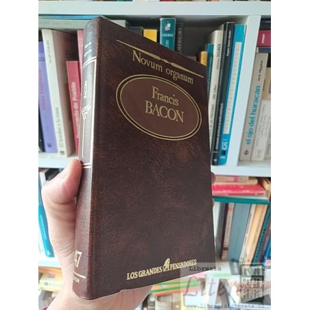 Novum organum Francis Bacon Sarpe Los grandes pensadores tapas duras