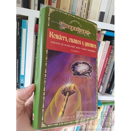 Cuentos de Dragonlance Kenders Enanos y Gnomos Edición de Margaret Weis y Tracy Hickman Timun Mas Volumen 2 tapas duras