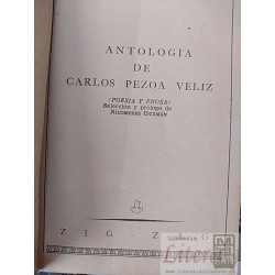 Antología Carlos Pezoa Véliz Selección y prólogo de Nicomedes Guzmán Zig Zag