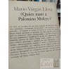 ¿Quién mató a Palomino Molero? Mario Vargas Llosa Biblioteca Seix Barral Sudamericana-Planeta