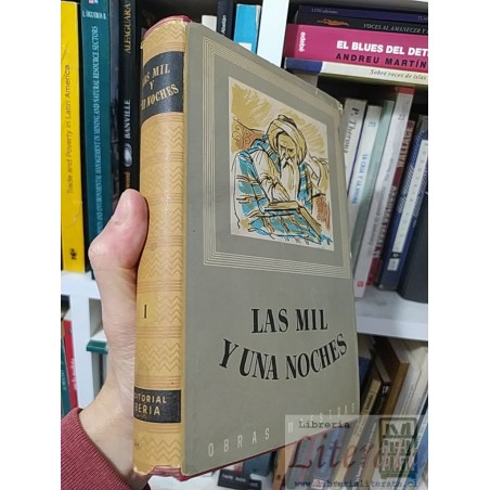 Las mil y una noches I Anónimo Ed. Iberia Obras maestras tapas duras 442 páginas