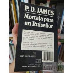 Mortaja para un ruiseñor PD James Javier vergara editor Narrativa Pocket 349 páginas