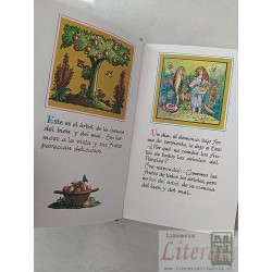 La biblia de los niños Piet Worm Ilustrada colores desde Adán a José tapas duras