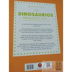 Los dinosaurios premiados son Barbara Taylor Ed. Contrapunto Ilustraciones Stephen Collins tapas duras colores formato g