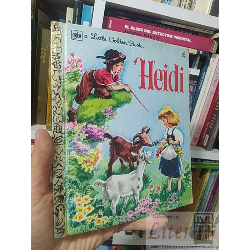 Heidi Johanna Spyri A little golden book Adapted EN INGLES Golden Press Western Publishing Company, Inc