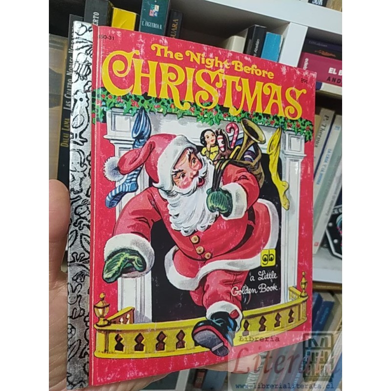The night before Christmas Clement C Moore A little golden book Adapted EN INGLES Golden Press Western Publishing Compan
