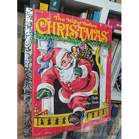 The night before Christmas Clement C Moore A little golden book Adapted EN INGLES Golden Press Western Publishing Compan