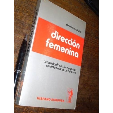 Dirección Femenina Marilyn Loden Hispano Europea Muy Bueno