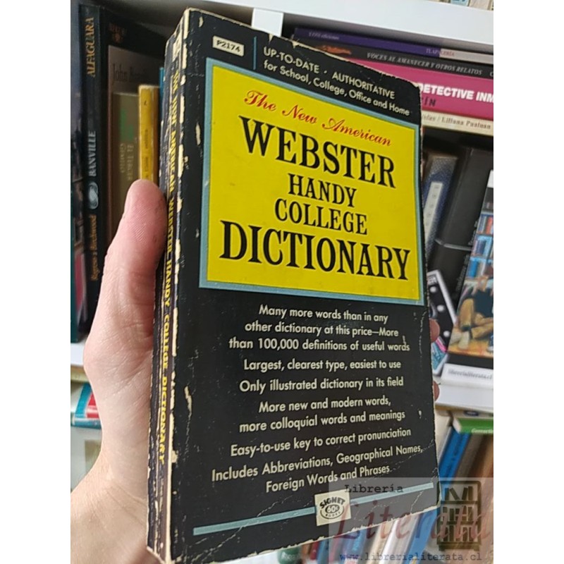 Webster Handy College Dictionary The new american Signet Signet
