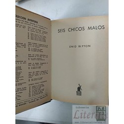 Seis chicos malos Enid Blyton Ed. Molino tapas duras