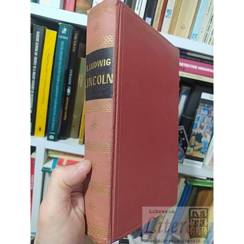 Lincoln Emil Ludwig Editorial Juventud tapas duras formato grande 412 páginas
