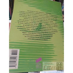 Técnicas cualitativas de investigación social Miguel S Valles Editorial Síntesis Sociologia  formato grande 430 páginas