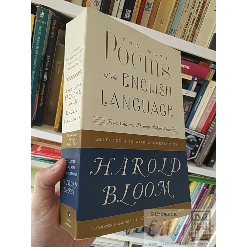 The best poems of the English language Harold Bloom Harper formato grande EN INGLES  974 páginas