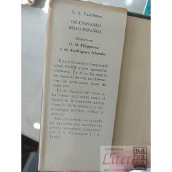 Diccionario Ruso Español V S Yaselman Aguilar tapas duras 740 páginas Redactores O N Filippova M Rodriguez Iriondo,