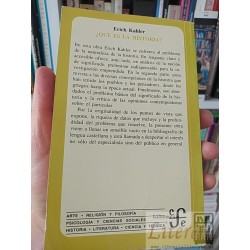 ¿Qué es la Historia? Erich Kahler Breviarios Fondo de Cultura Económica