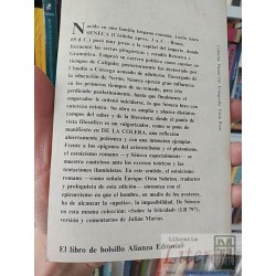 De la cólera Séneca Alianza Editorial Madrid