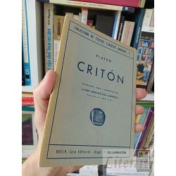 Critón Platón EN GRIEGO Bosch, Casa Editorial