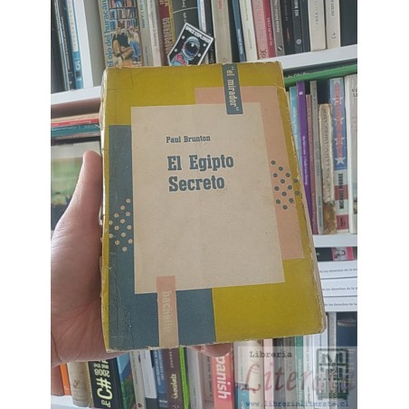 El Egipto Secreto Paul Brunton Librería Hachette S A 300 páginas